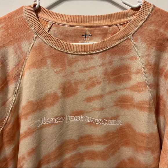 Aerie Please Just Trust Me Tie Dye Crewneck Sweatshirt - Picture 4 of 4